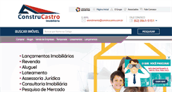 Desktop Screenshot of construcastro.com.br