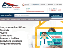 Tablet Screenshot of construcastro.com.br
